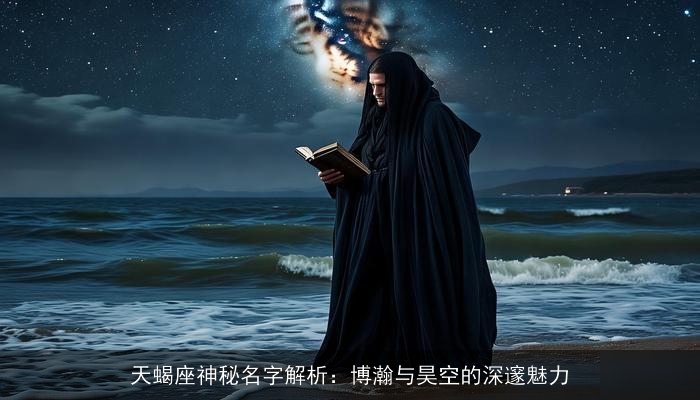 天蝎座神秘名字解析：博瀚与昊空的深邃魅力