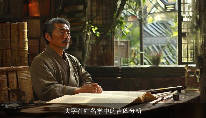 夫字在姓名学中的吉凶分析