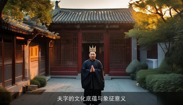夫字的文化底蕴与象征意义
