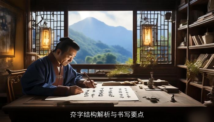 夼字结构解析与书写要点