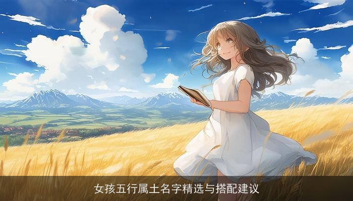 女孩五行属土名字精选与搭配建议