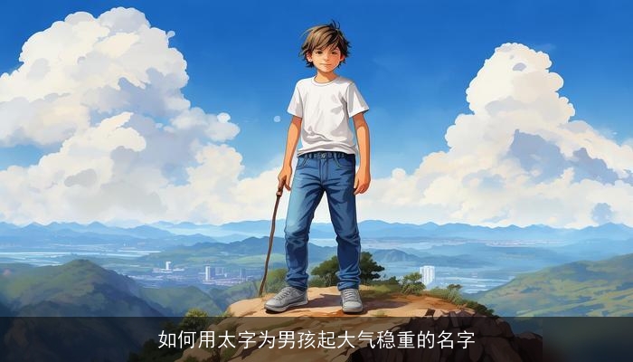 如何用太字为男孩起大气稳重的名字