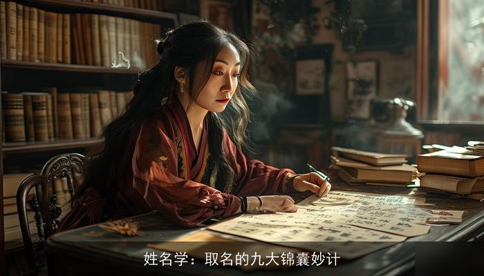 姓名学：取名的九大锦囊妙计