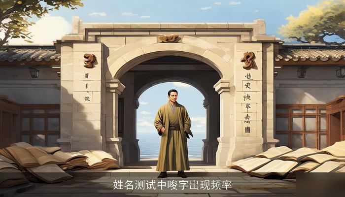 姓名测试中唆字出现频率
