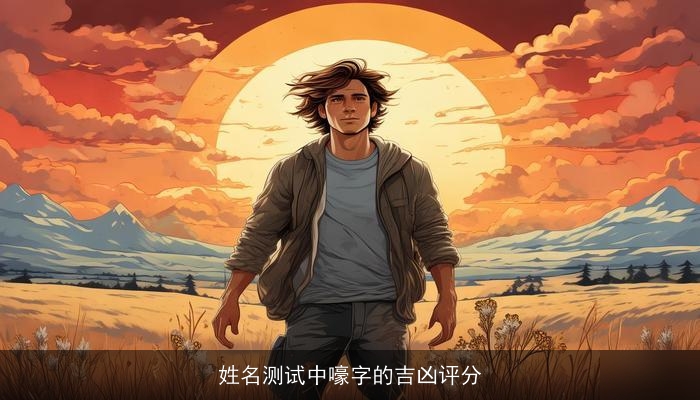 姓名测试中嚎字的吉凶评分