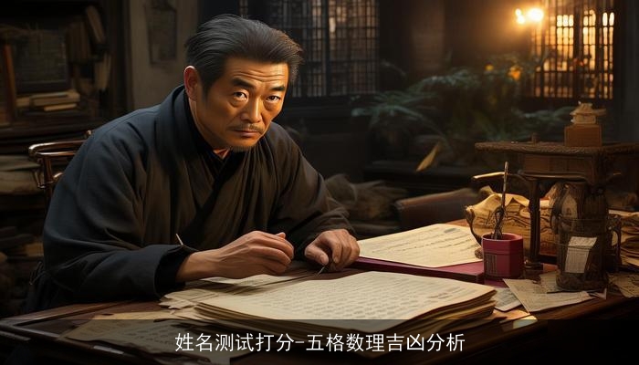 姓名测试打分-五格数理吉凶分析
