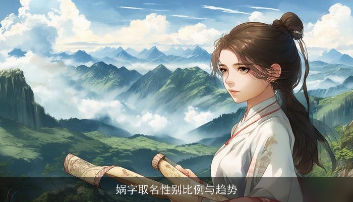 娲字取名性别比例与趋势