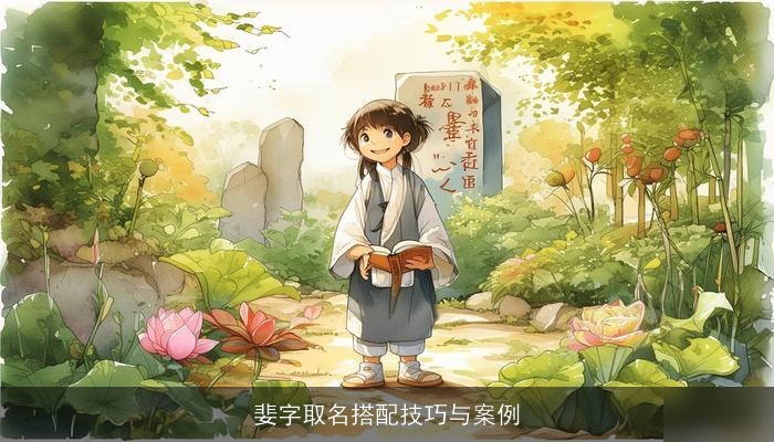 婓字取名搭配技巧与案例