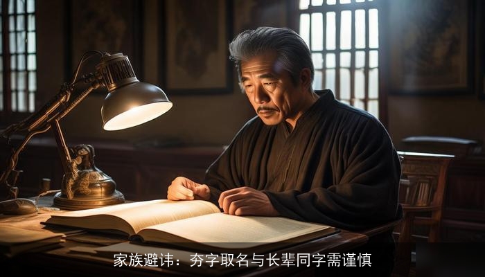 家族避讳：夯字取名与长辈同字需谨慎