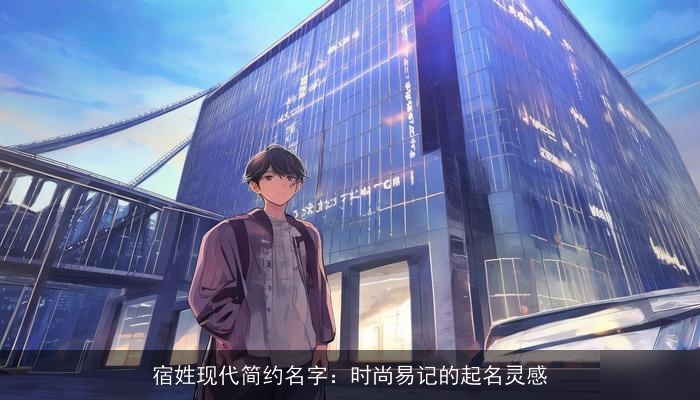 宿姓现代简约名字：时尚易记的起名灵感