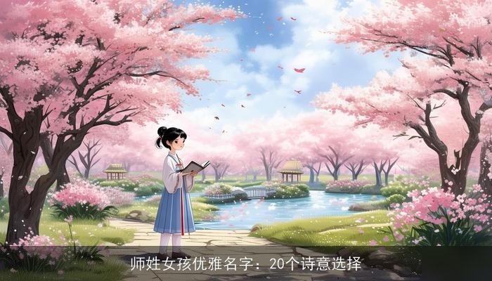 师姓女孩优雅名字：20个诗意选择