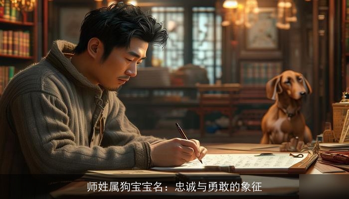 师姓属狗宝宝名：忠诚与勇敢的象征