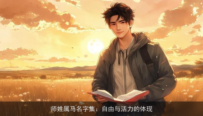 师姓属马名字集：自由与活力的体现