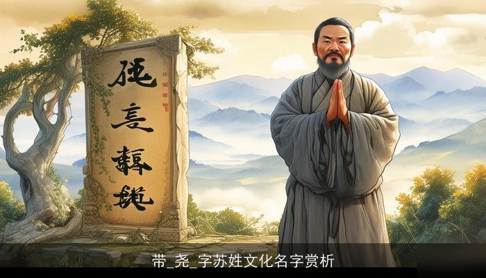 带_尧_字苏姓文化名字赏析