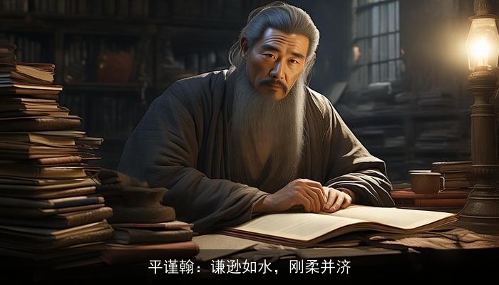 平谨翰：谦逊如水，刚柔并济