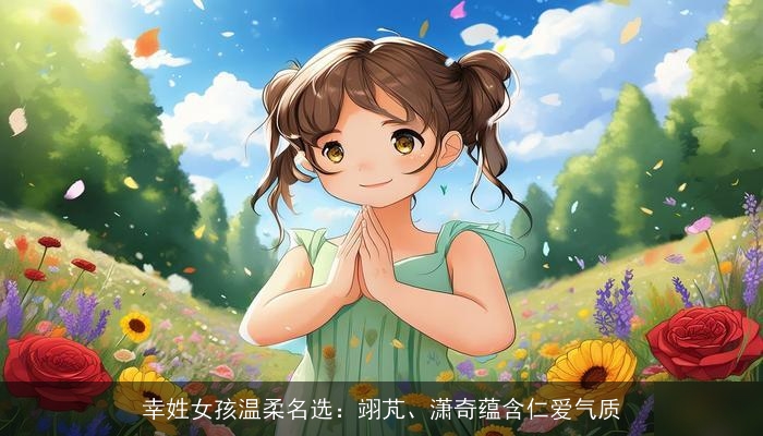 幸姓女孩温柔名选：翊芃、潇奇蕴含仁爱气质