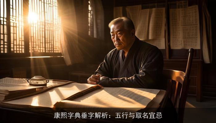 康熙字典垂字解析：五行与取名宜忌