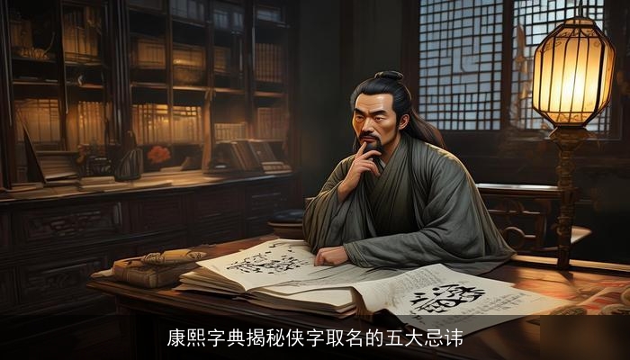 康熙字典揭秘侠字取名的五大忌讳