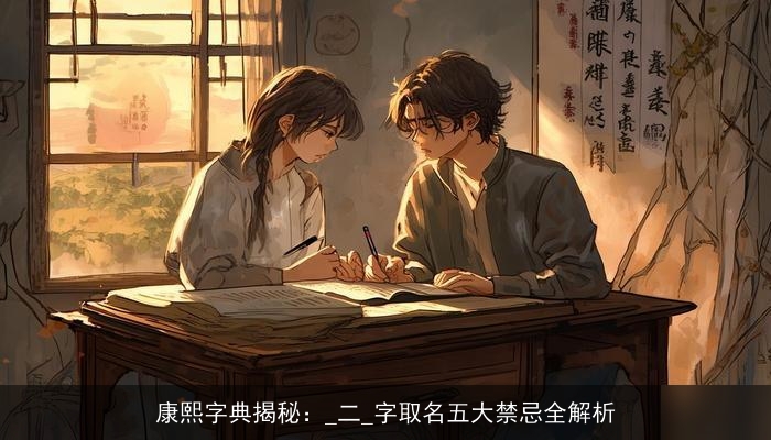 康熙字典揭秘：_二_字取名五大禁忌全解析