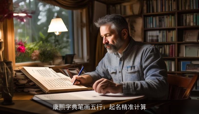 康熙字典笔画五行：起名精准计算
