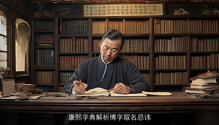 康熙字典解析博字取名忌讳