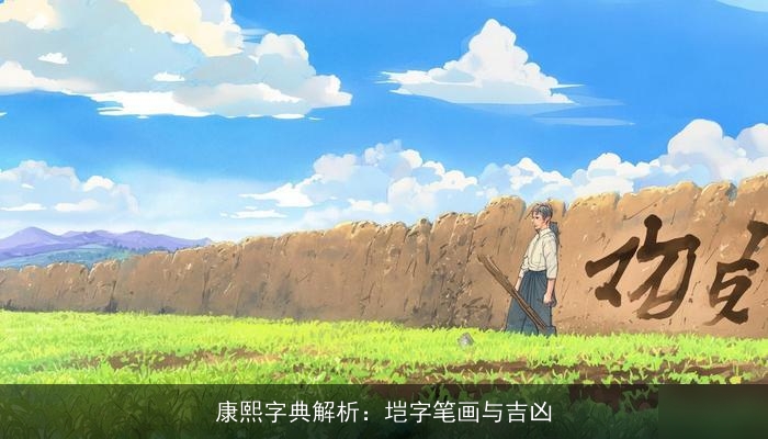 康熙字典解析：垲字笔画与吉凶
