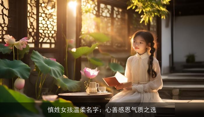 慎姓女孩温柔名字：心善感恩气质之选