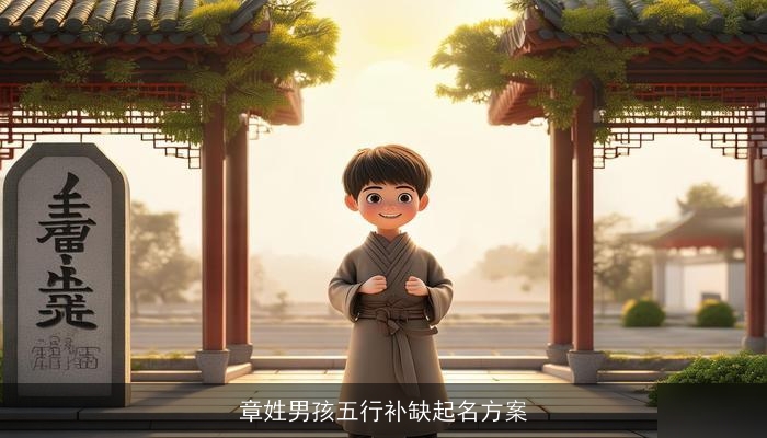章姓男孩五行补缺起名方案
