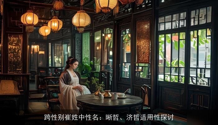 跨性别崔姓中性名：晰哲、济哲适用性探讨
