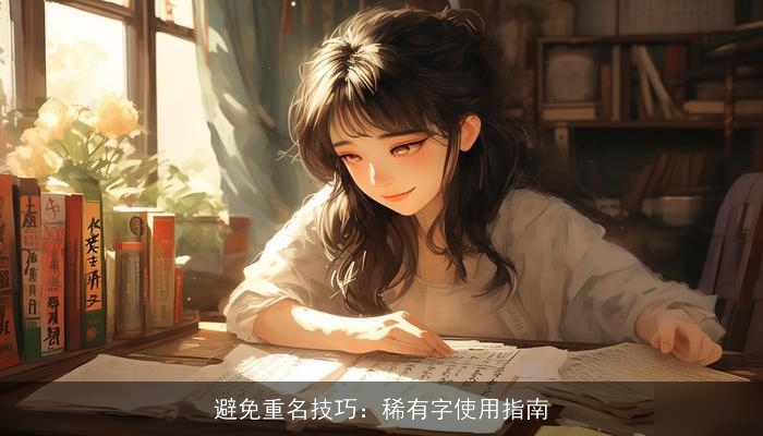避免重名技巧：稀有字使用指南