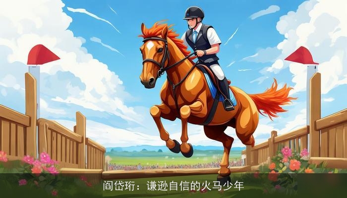 阎岱珩：谦逊自信的火马少年