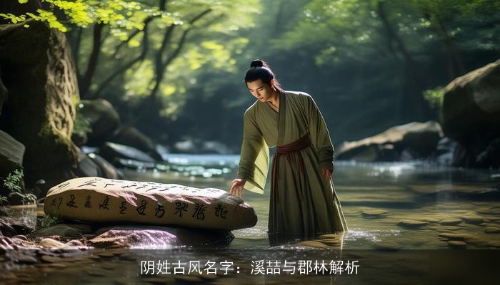阴姓古风名字：溪喆与郡林解析
