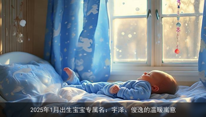 2025年1月出生宝宝专属名：宇泽、俊逸的温暖寓意