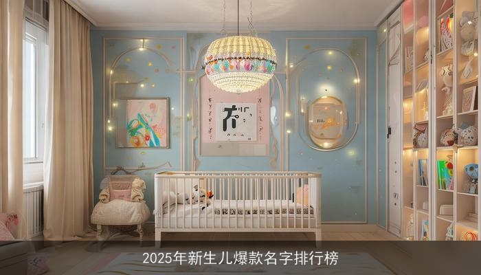 2025年新生儿爆款名字排行榜