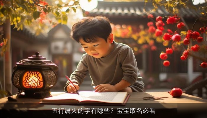 五行属火的字有哪些？宝宝取名必看