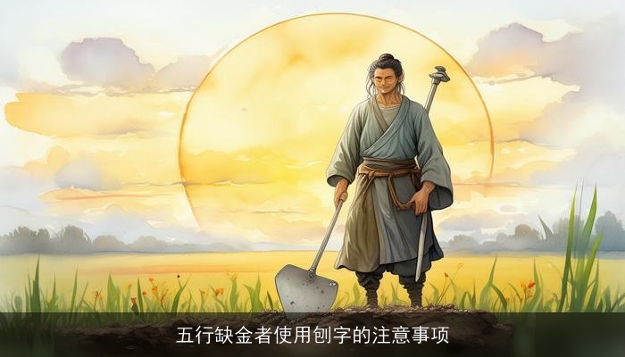 五行缺金者使用刨字的注意事项
