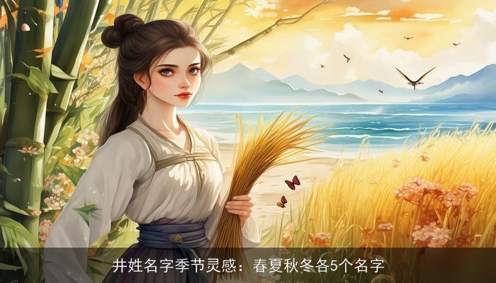 井姓名字季节灵感：春夏秋冬各5个名字