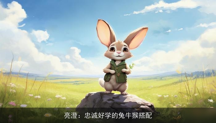 亮澄：忠诚好学的兔牛猴搭配