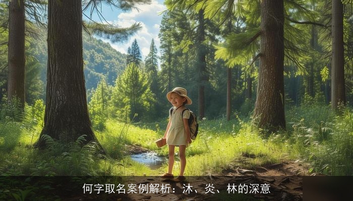 何字取名案例解析：沐、炎、林的深意