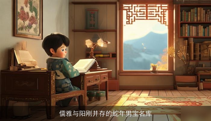 儒雅与阳刚并存的蛇年男宝名库