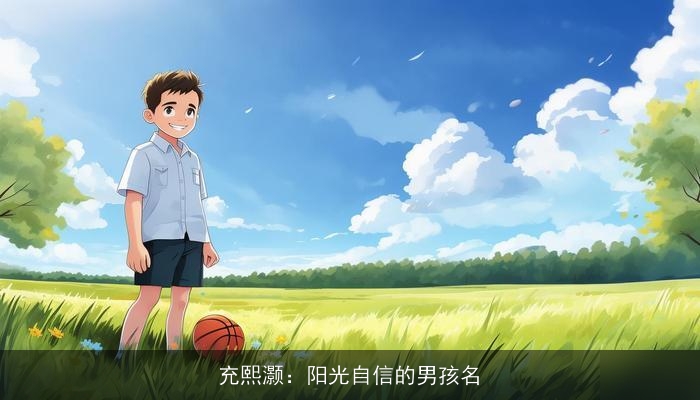 充熙灏：阳光自信的男孩名