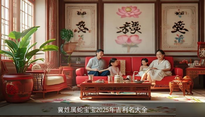 冀姓属蛇宝宝2025年吉利名大全