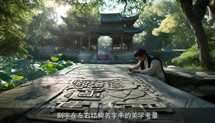 刻字在左右结构名字中的美学考量