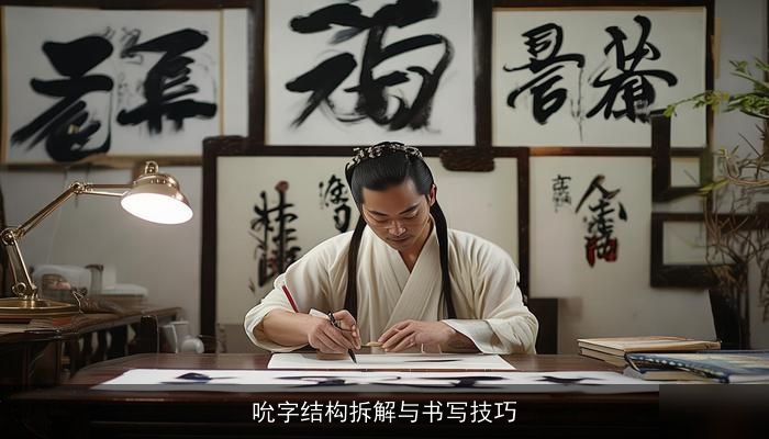 吮字结构拆解与书写技巧