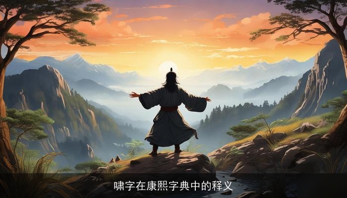 啸字在康熙字典中的释义