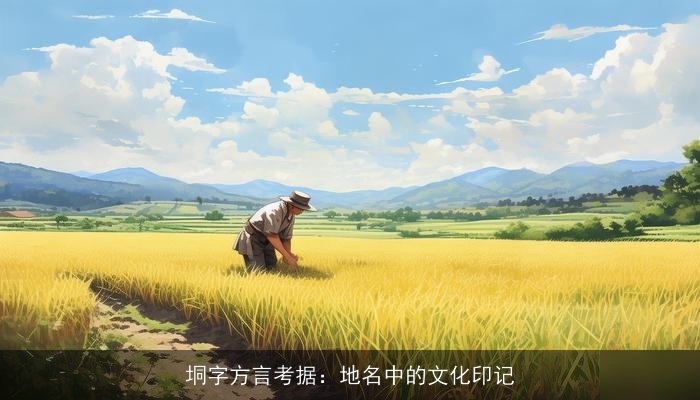 垌字方言考据：地名中的文化印记