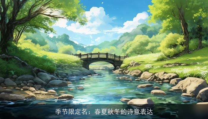 季节限定名：春夏秋冬的诗意表达