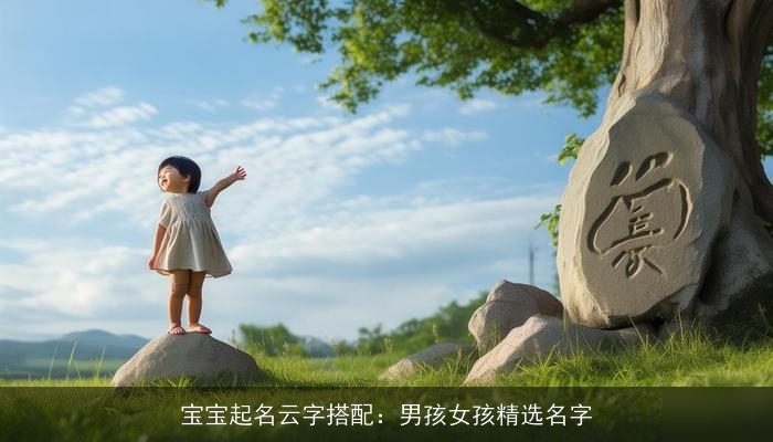 宝宝起名云字搭配：男孩女孩精选名字