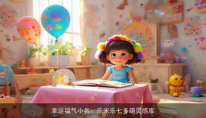 幸运福气小名：乐米乐七多萌灵感库