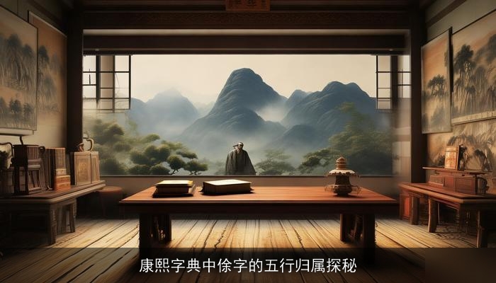康熙字典中俆字的五行归属探秘